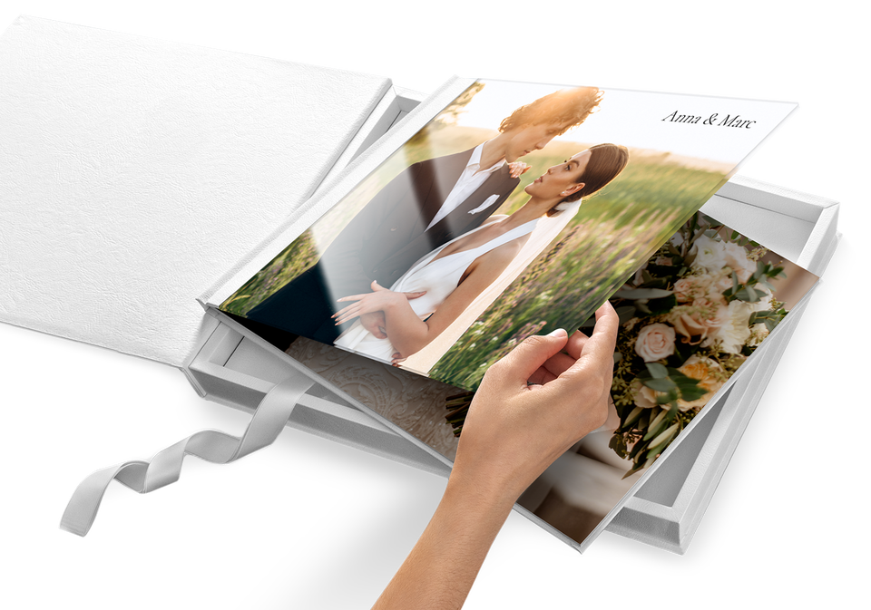 Coffret album mariage